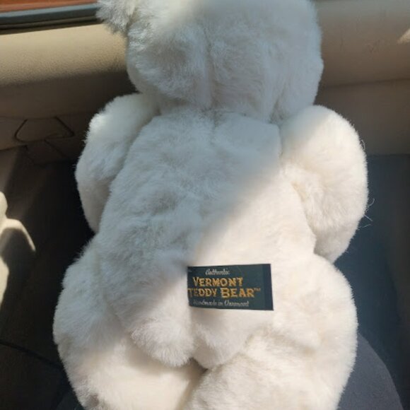 Vintage Vermont Teddy Bear Velvet Alien Face Rare Mask Collectible Jointd 16" - Picture 9 of 15